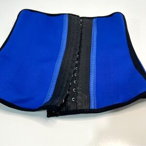 ANN CHERY Blue Waist Trainer Corset with Hook Closure SIZE 34